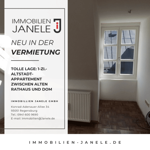 Ansprechendes 1-Zi.-Altstadt-Appartement zwischen Alten Rathaus und Dom