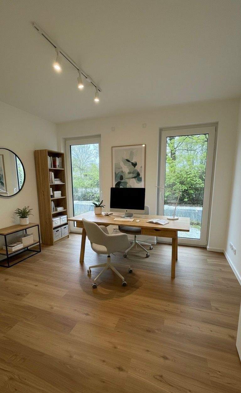 Modernes Wohnen im Erstbezug: 3 Zimmer, Einbauküche, eigener Garten und Tiefgaragenstellplatz – Frankfurt am Main – Vorschaubild 3