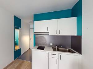 Studenten aufgepasst! Möbliertes 1-Zimmer-Apartment mit Einbauküche und Loggia – 60486 Frankfurt am Main – Vorschaubild 4