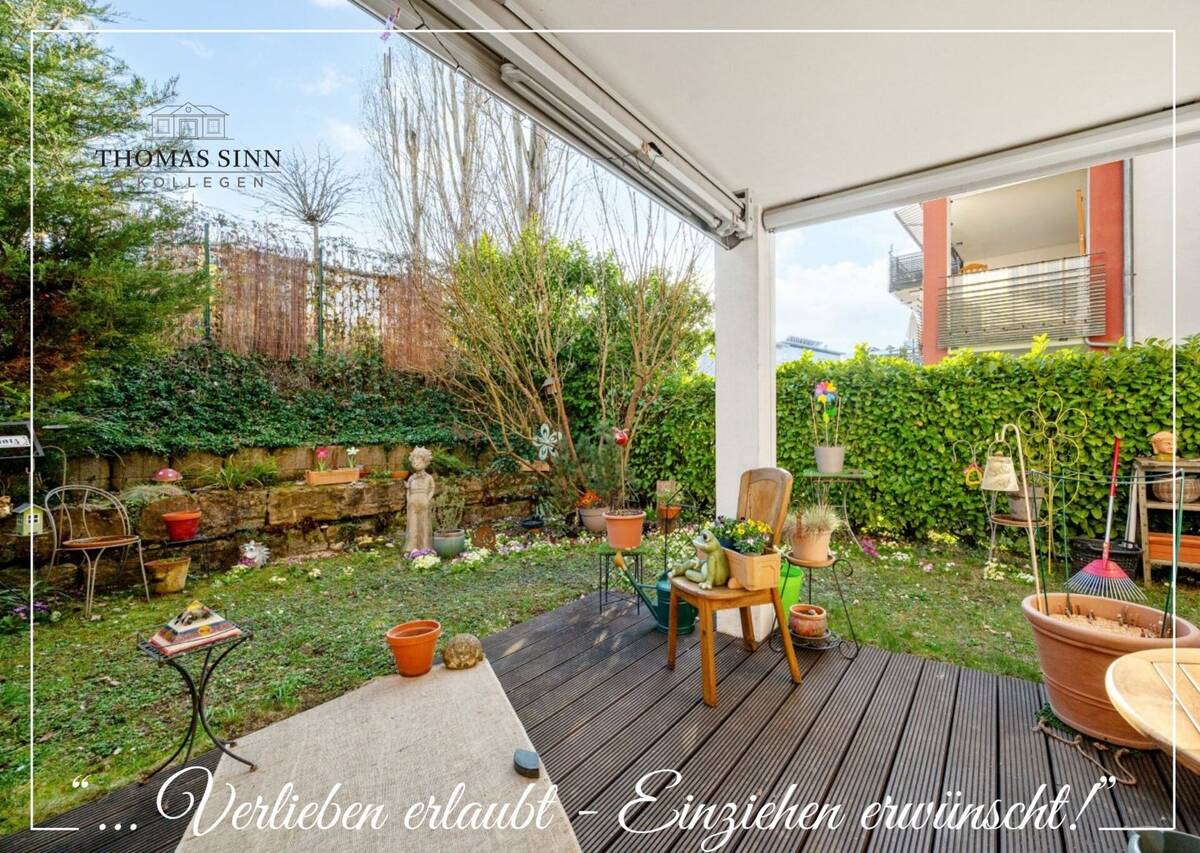 Wohlfühloase im beliebten HN-Osten - ideale 4-Zi.-EG ETW mit überdachter Terrasse – 74074 Heilbronn – Bild 1 von 9