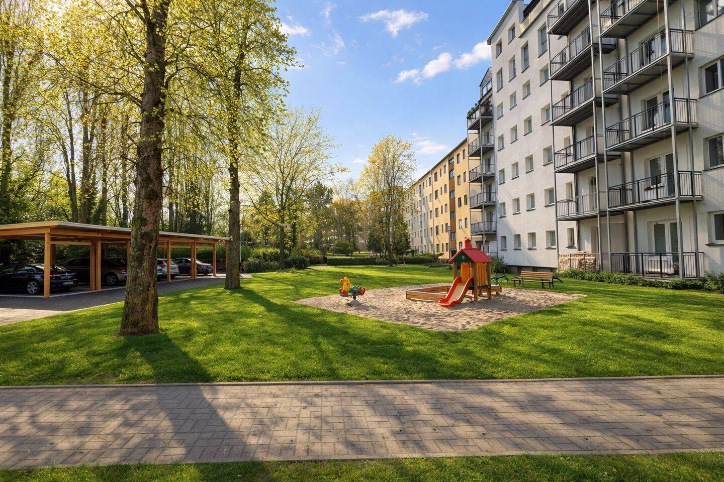 Erstbezug nach Kernsanierung: 2-Zimmer-Wohnung mit Balkon und Terrasse in direkter Parklage – Berlin – Vorschaubild 9