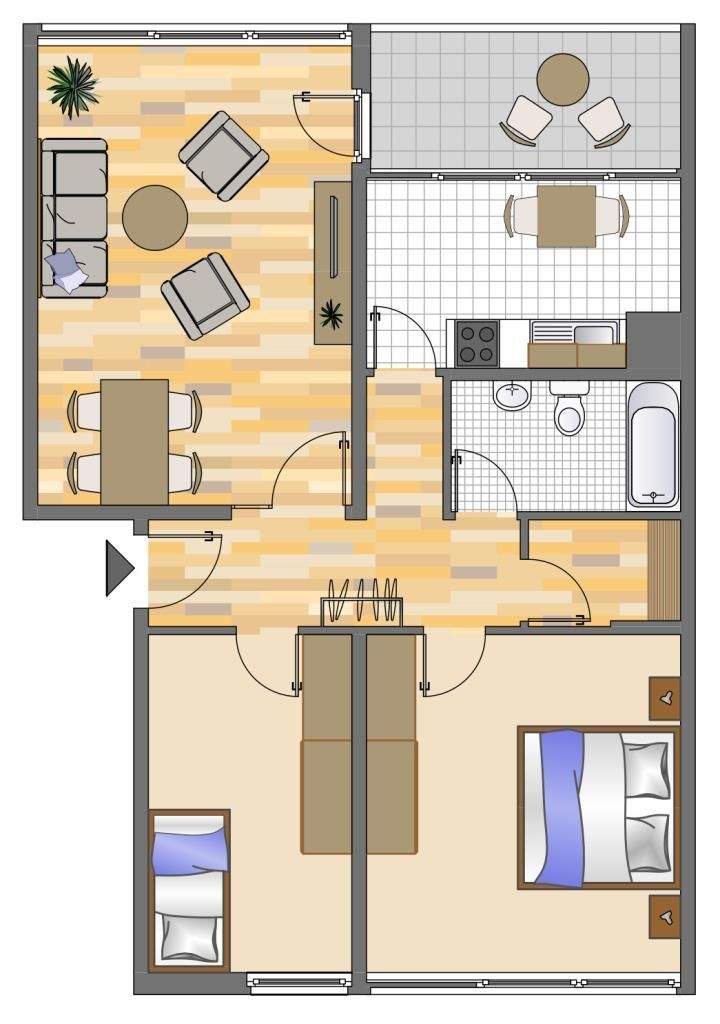 Großzügige 3-Zimmer-Wohnung mit Balkon in Gelsenkirchen Hassel