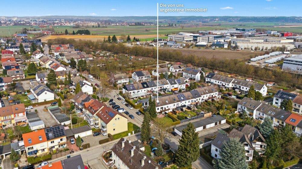 MFG Group - Familienfreundliches Reihenendhaus mit Garten, Balkon und ausgebautem Dachgeschoss! – Augsburg – Bild 1 von 9