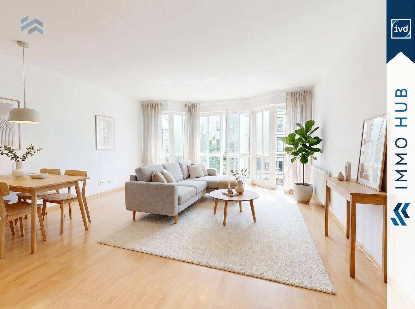 ++ Lichtdurchflutete 2-Zimmer-Wohnung mit Balkon, TG-Stellplatz & Bad en Suite ++