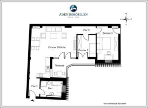 Erstbezug! Helle 3-Zimmer-Wohnung im Dachgeschoss mit Terrasse – 10245 Berlin – Vorschaubild 3