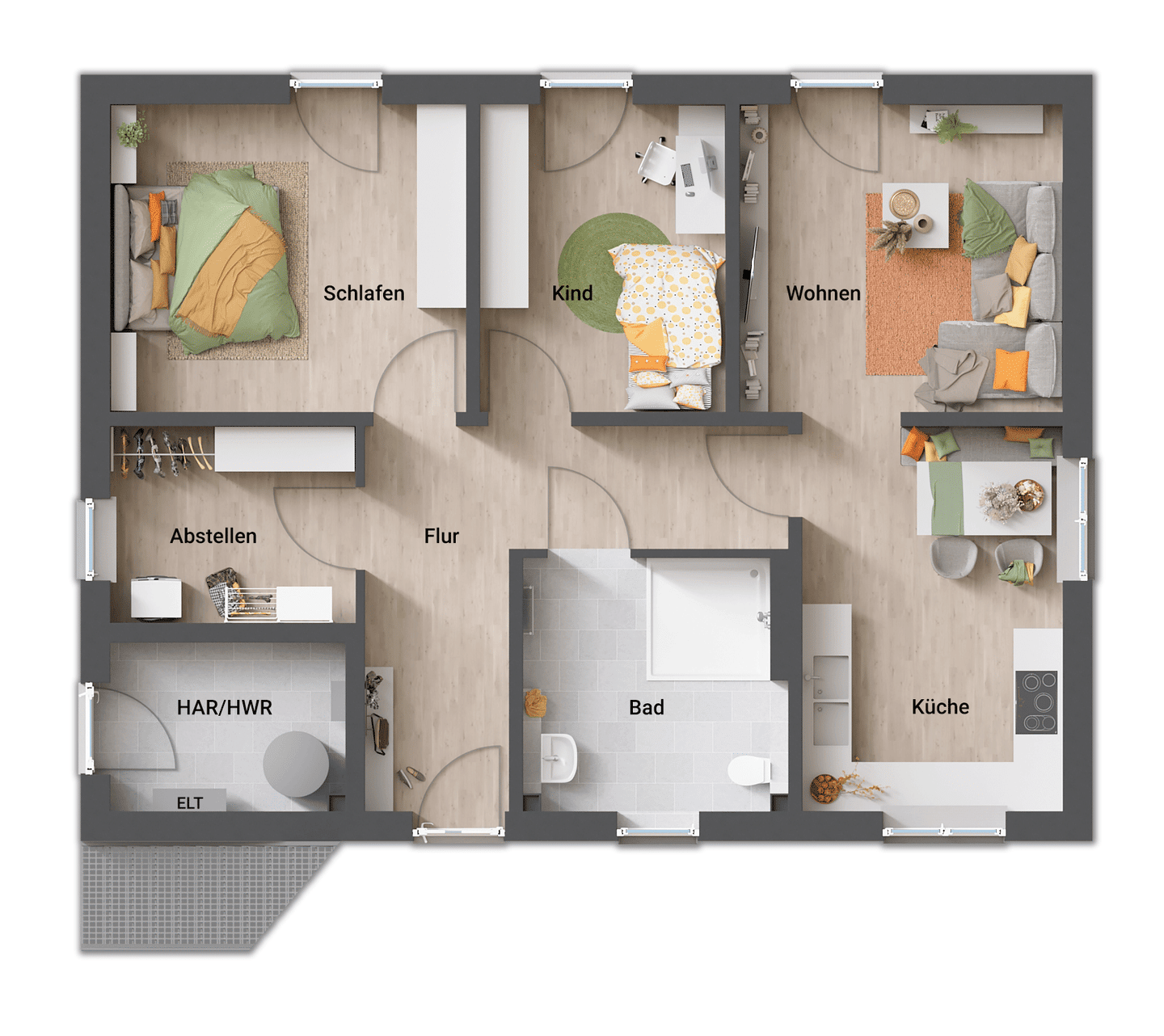 Viel Platz, viele Möglichkeiten: Dreifamilienhaus als perfekte Vermietungs-Immobilie – Hückelhoven – Vorschaubild 4