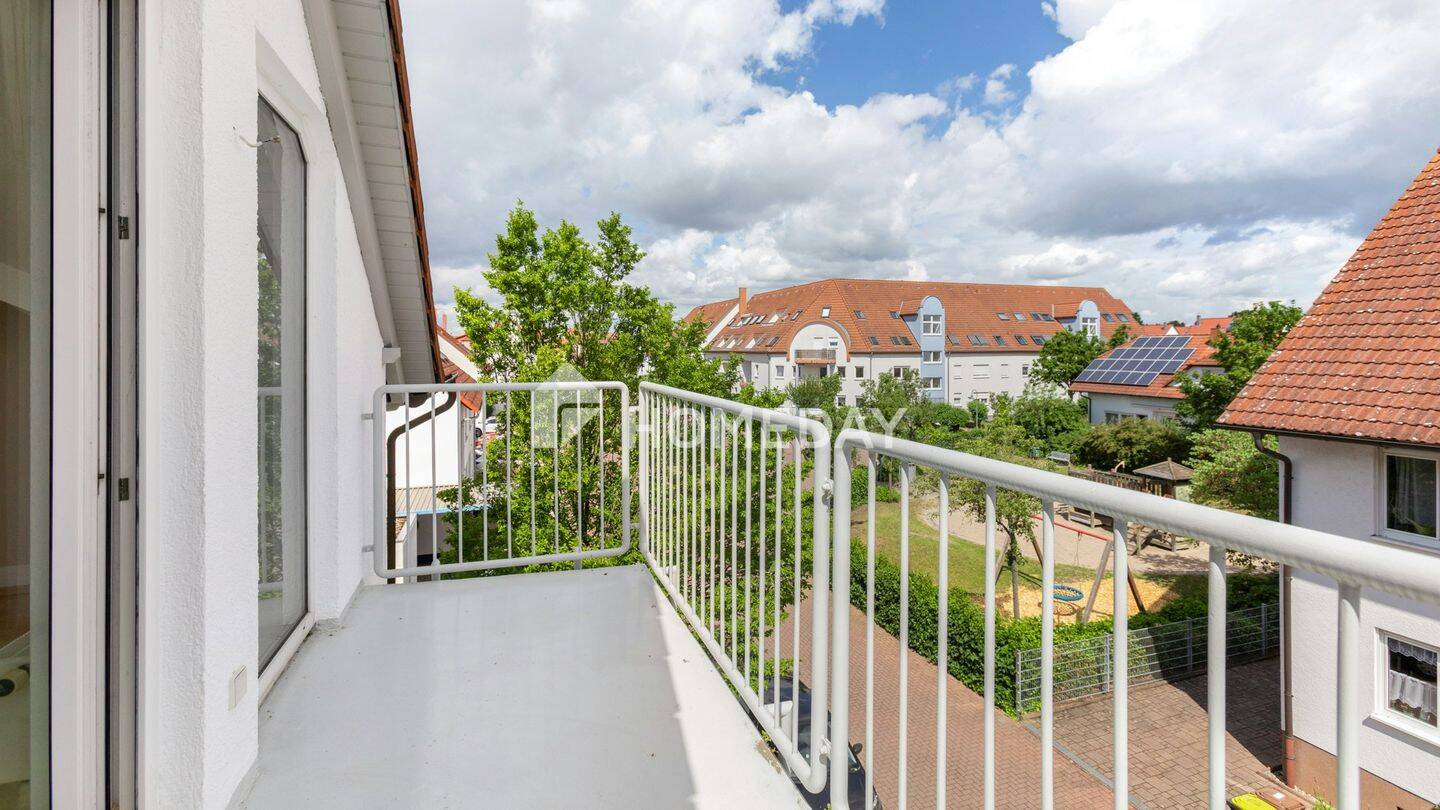 Sofort bezugsfrei: 2-Zimmer-Wohnung mit Balkon und Tiefgaragenstellplatz – Ludwigshafen am Rhein – Vorschaubild 2