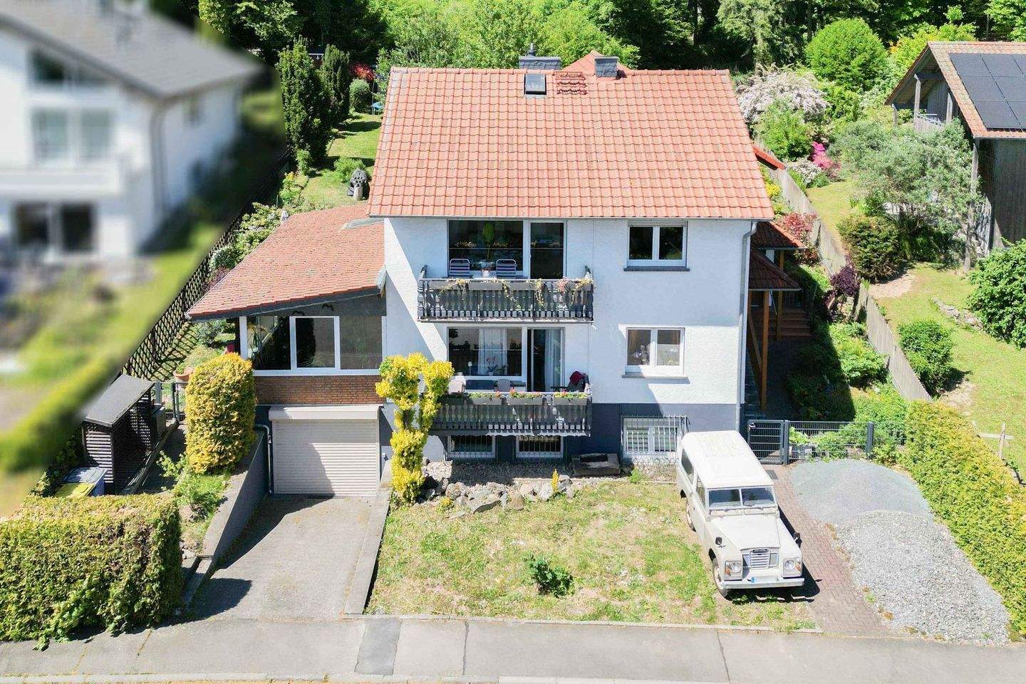 Großzügiges Mehrfamilienhaus am Waldrand - 230 m² Wohntraum mit Garten, Wintergarten & Garage – Laubach – Bild 1 von 9
