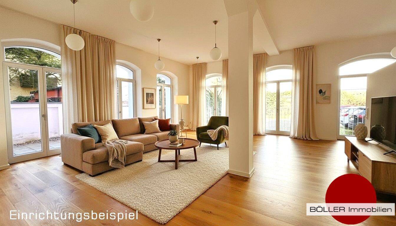 We love it! Wohnen am Rennweg in cooler, loftiger 2-Zi. Wohnung mit sonniger Terrasse! – Nürnberg – Vorschaubild 2