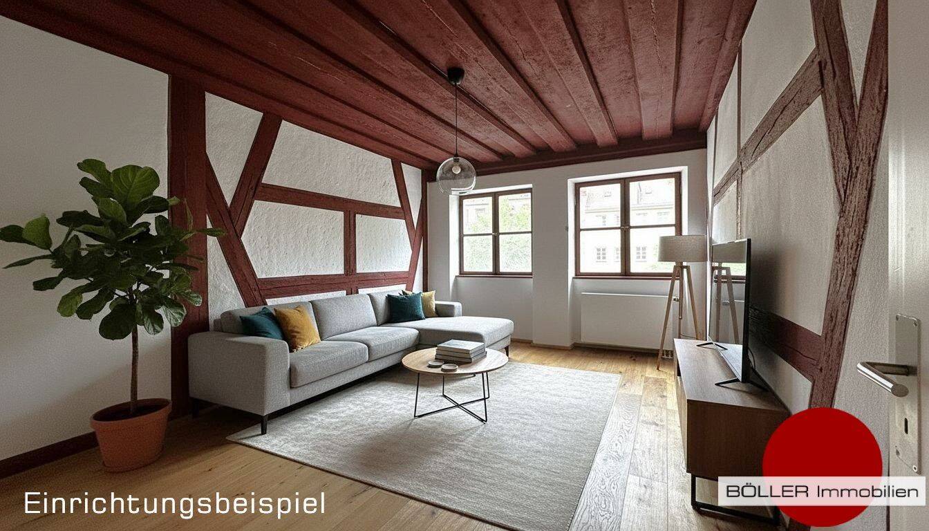 Lorenzer Altstadt! Coole 3-Zi. Wohnung mit Fachwerk! – Nürnberg – Vorschaubild 3