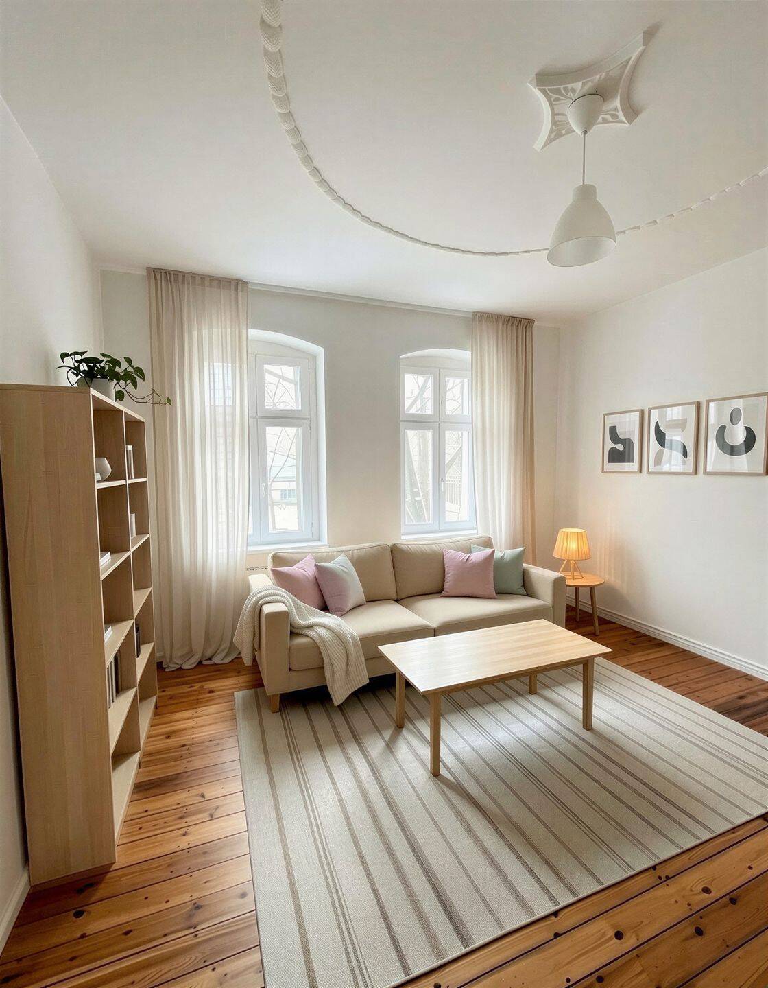 Charmante bezugsfreie Altbauwohnung mit Balkon und klassischen Details – Berlin – Bild 1 von 9