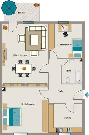 Wohnen, wo das Herz schlägt - in ruhiger und doch zentraler Lage. – 45326 Essen – Vorschaubild 3