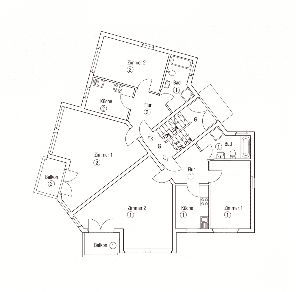 6 Einheiten, 1 Deal: Ihr Global-Investment in Potsdam! – Potsdam – Vorschaubild 2
