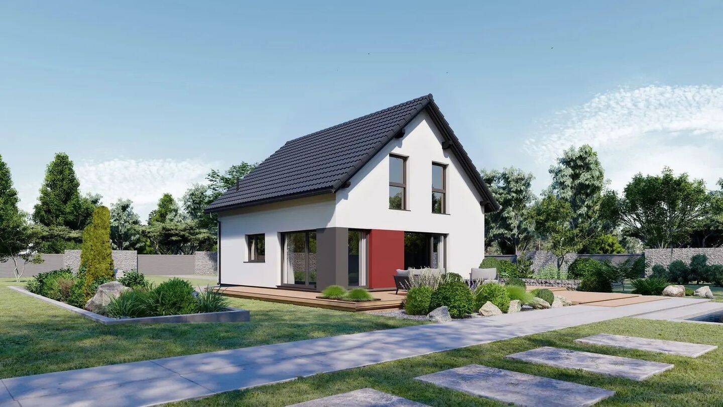 Günstiger als Miete - Neubau-Einfamilienhaus auf 575 m² Grundstück