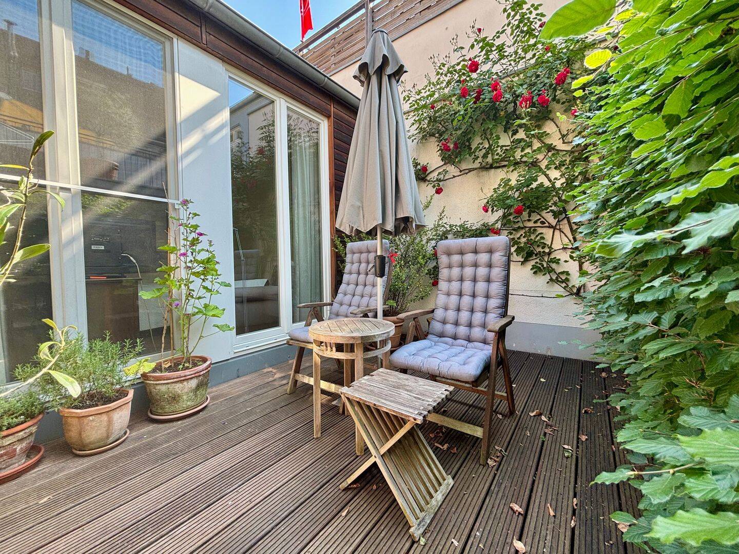 Elegantes Wohnkonzept in Unterbilk - barrierearme 3-Zimmer-Wohnung mit zwei Terrassen
