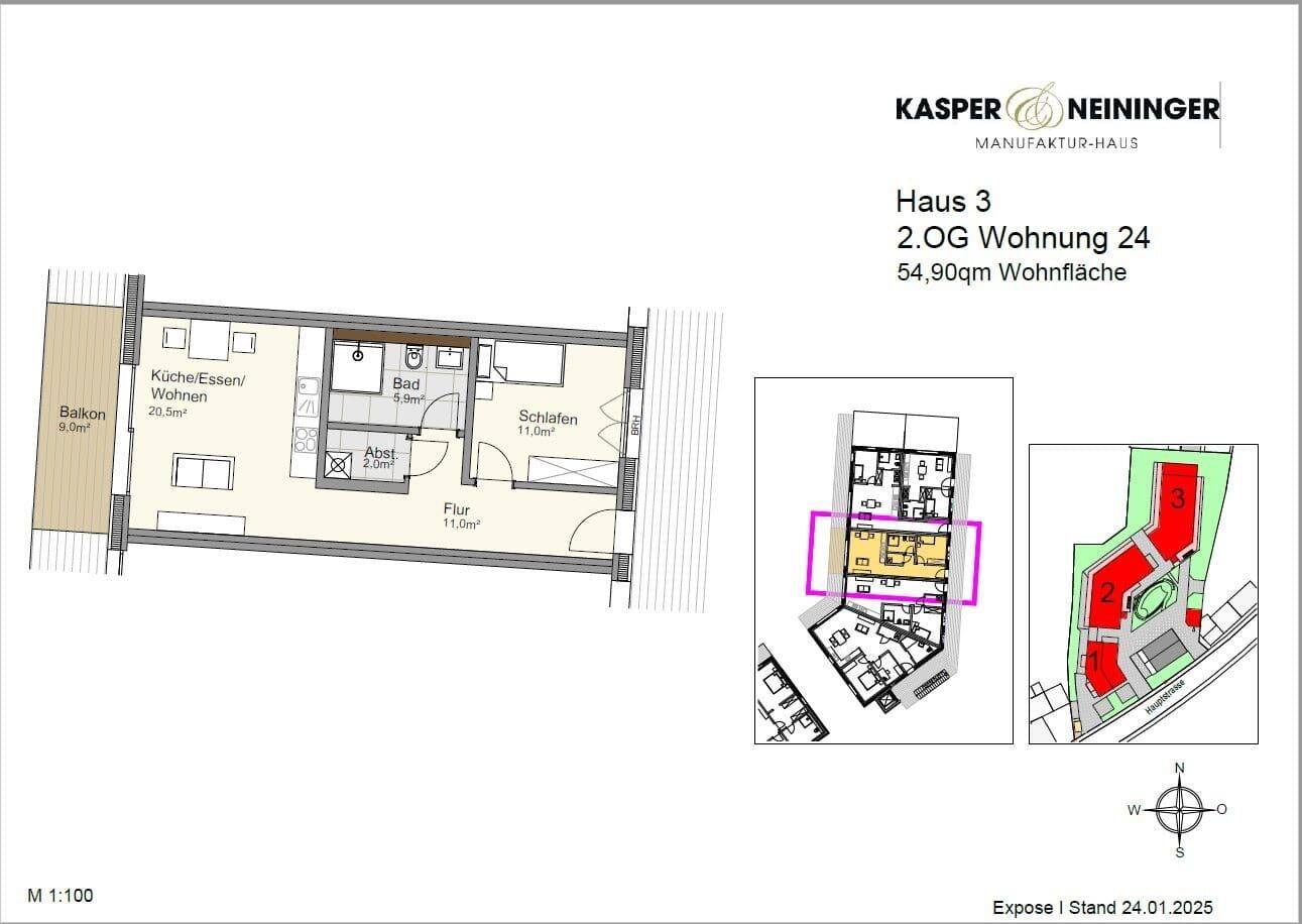 Service-Wohnen: Tolle 2-Zimmerwohnung