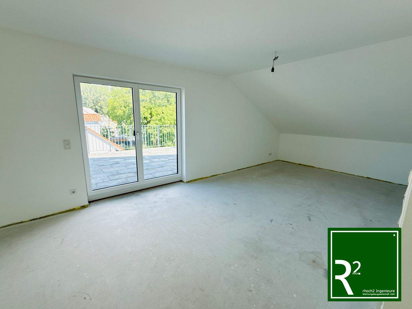 Neubau 2 ZKB mit großer Dachterrasse 30m2 - Fernwärme - KFW 55EE – Ingolstadt – Vorschaubild 2
