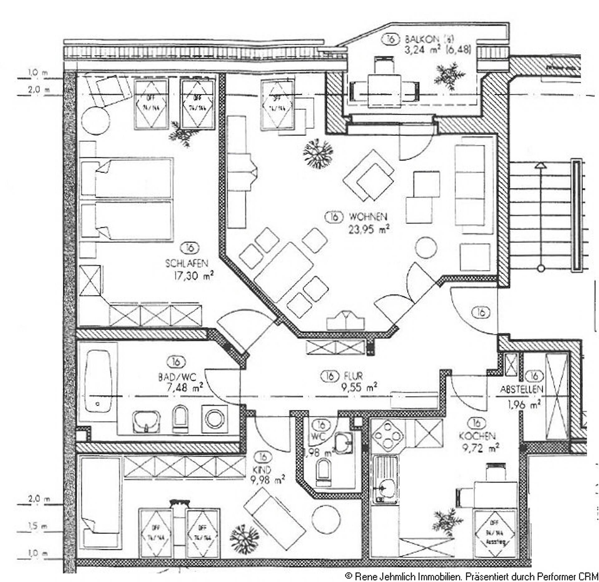 Dachgeschosswohnung in 09112 Chemnitz mit 85 m² kaufen
