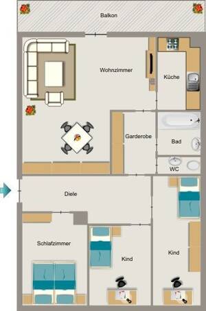 Mit VIVAWEST über den Dächern der Stadt...herrlicher Fernblick inklusive. – 45259 Essen – Vorschaubild 2