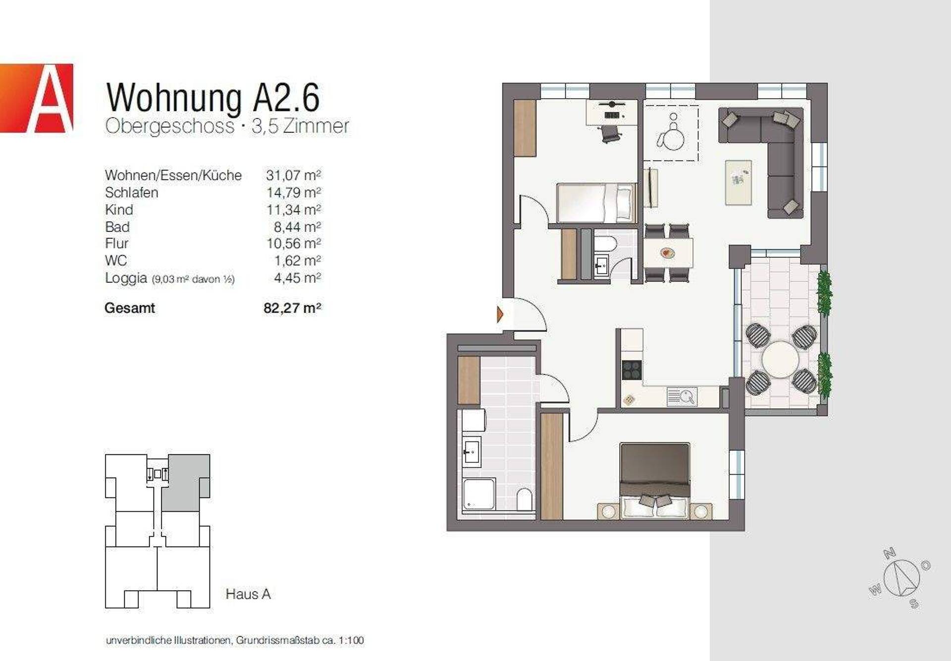 Terrassenwohnung in 78259 Mühlhausen-Ehingen mit 82,27 m² kaufen
