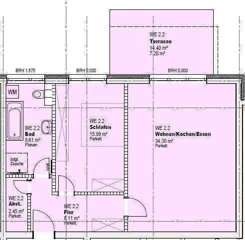 Letzte 2-Zimmer Eigentumswohnung barrierefrei mit Terrasse und Gartenanteil in Jena-Ost - Baubeginn erfolgt! – Jena – Vorschaubild 7