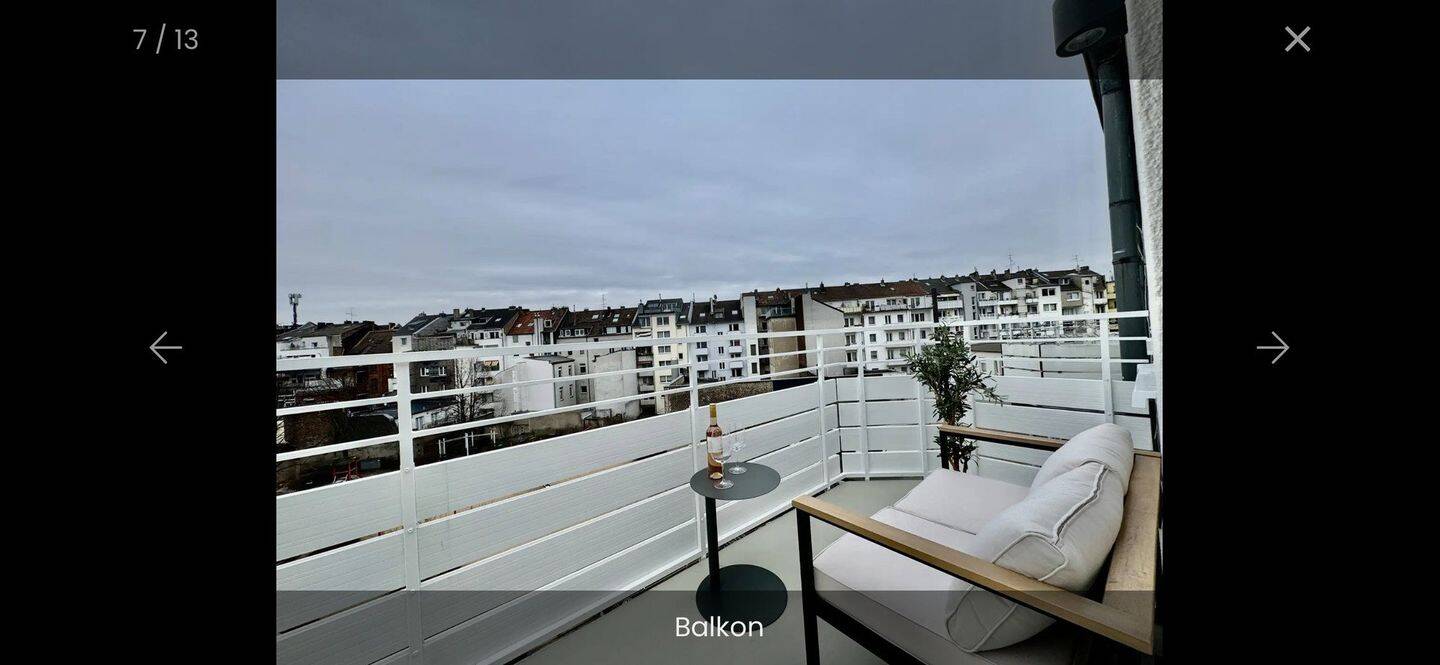 Möblierte 2-Zimmer-Wohnung mit Balkon: Erstbezug nach Modernisierung im Herzen Düsseldorfs! – Düsseldorf – Vorschaubild 7