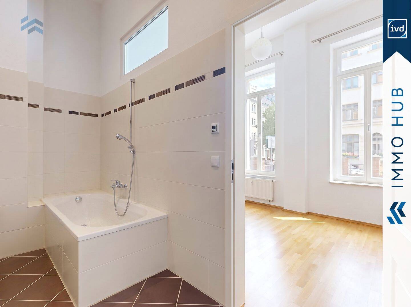 ++ Parkett, Badewanne, beliebte Lage! 2-Zimmer-Erdgeschosswohnung in beliebter Lage in Gohlis ++ – Leipzig – Vorschaubild 8