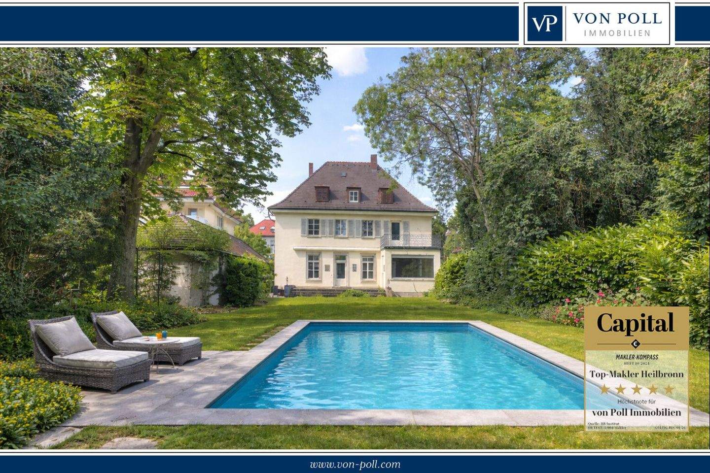 Exklusives Villenanwesen - Frühlingserwachen im eigenen Gartenparadies