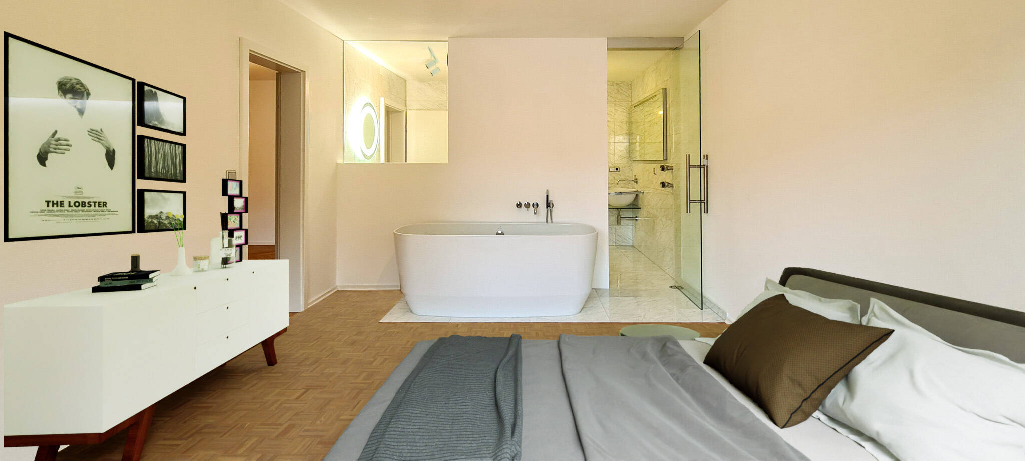 Exklusive komplett entkernte neu renovierte Wohnung für den Erstbezug im Zentrum von Regensburg (sehr ruhige Lage) diskret zu verkaufen