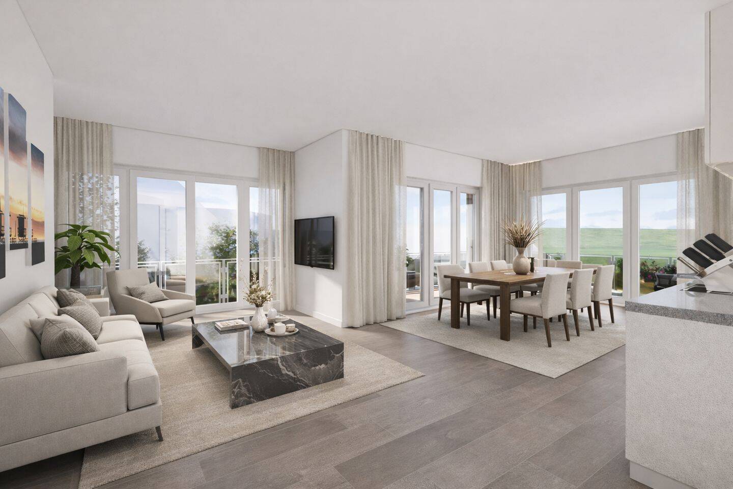 3-Zimmer mit Doppelbalkon - der komfortable Wechsel vom Haus zur Wohnung – Markkleeberg – Bild 1 von 9