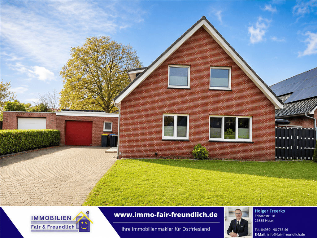 Modernisiertes Einfamilienhaus mit PV-Anlage, Wärmepumpe & modernem Komfort in Papenburg Obenende – Papenburg – Vorschaubild 2