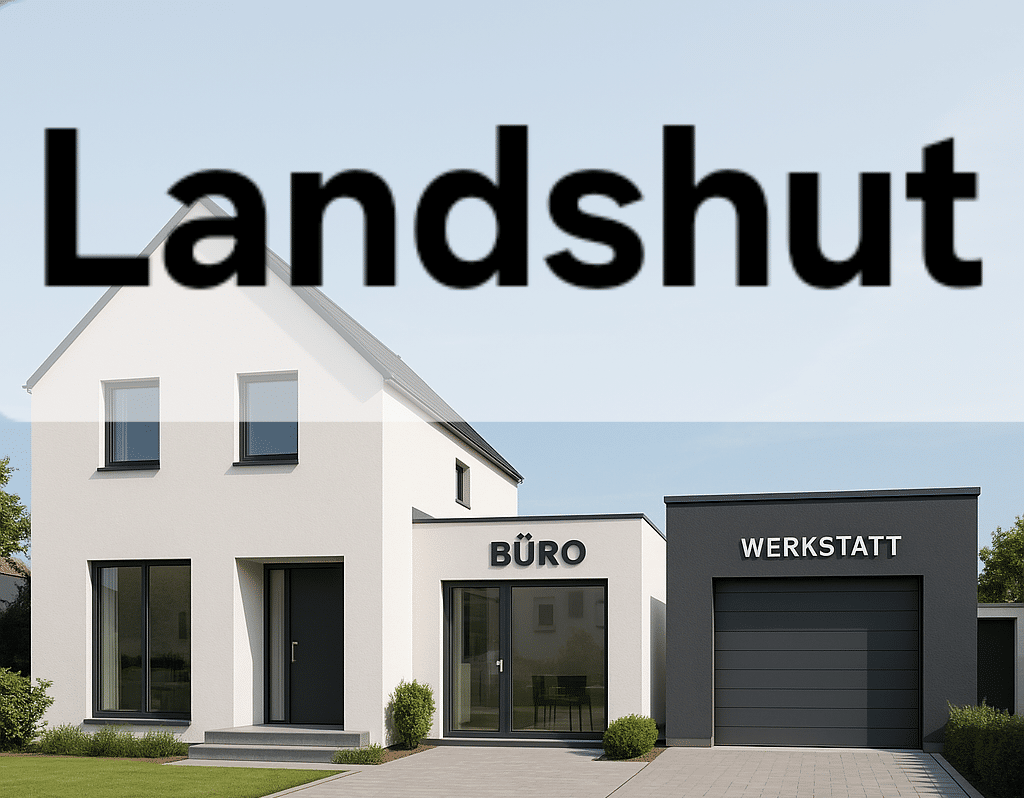 Lebensraum und Arbeitswelt: Ihr Traumhaus in Landshut - Wohnen und Arbeiten im Einklang! – Landshut – Bild 1 von 9