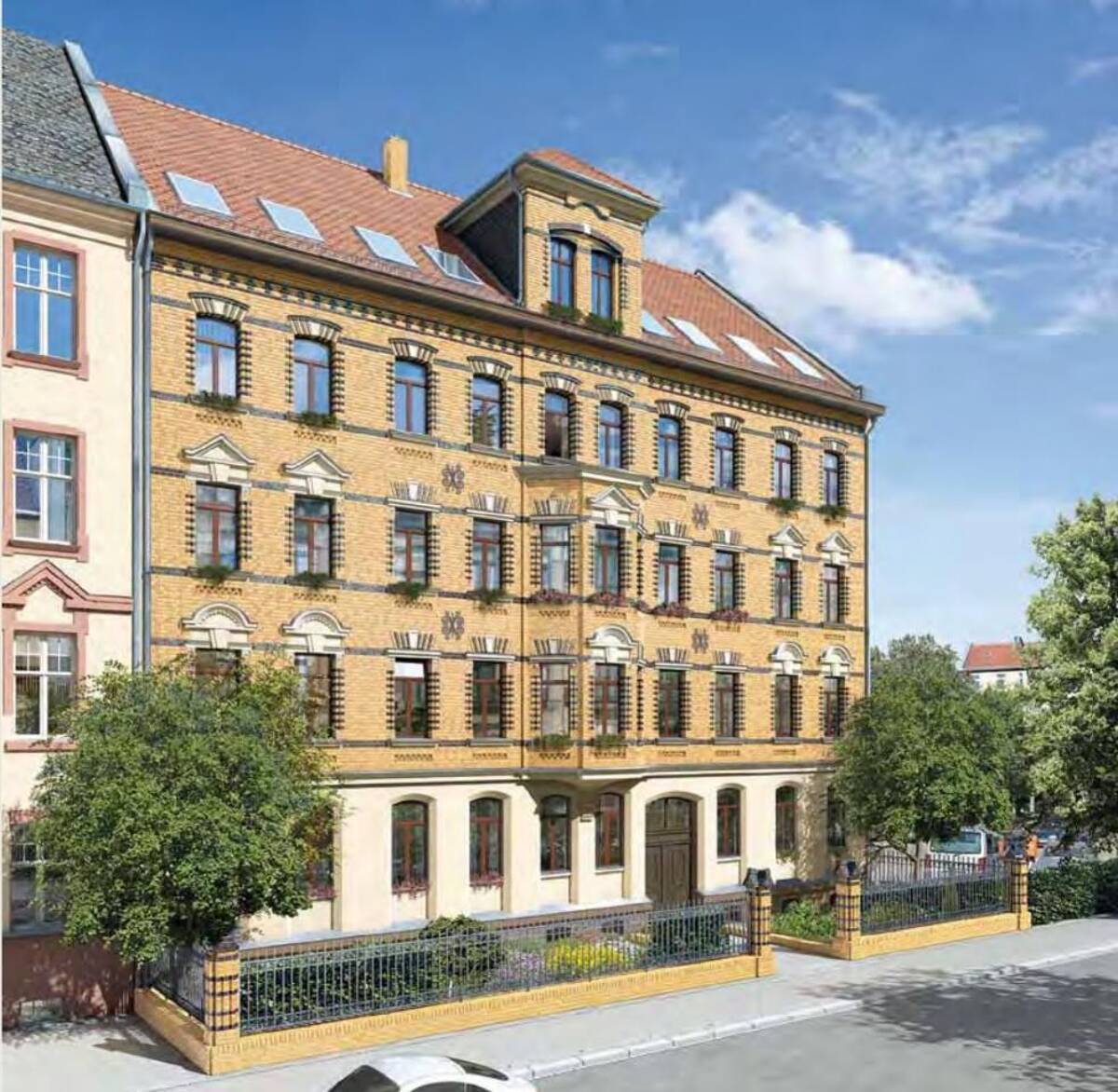 Vermietete Dachgeschosswohnung mit Loggia, Stellplatz und langfristig stabilem Mietverhältnis – 4347 Leipzig – Bild 1 von 9