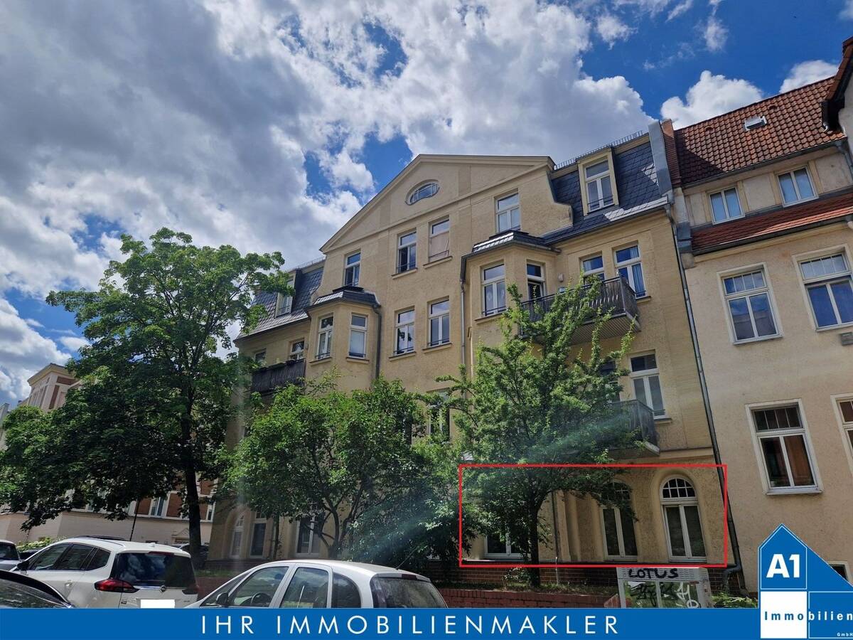 Helle 3-Zimmer-Wohnung in historischem Gebäude in Halle (Saale) - Ideal für Kapitalanleger – 6110 Halle (Saale) – Bild 1 von 9
