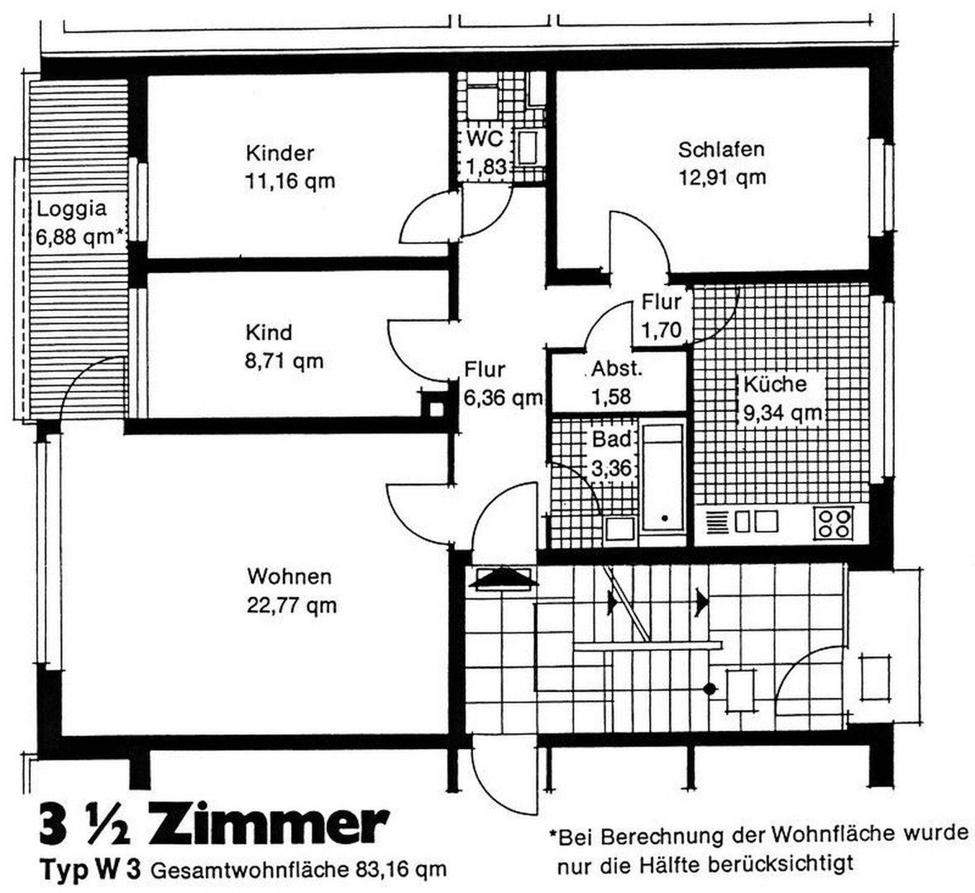 Etagenwohnung in 21509 Glinde mit 83,16 m² kaufen