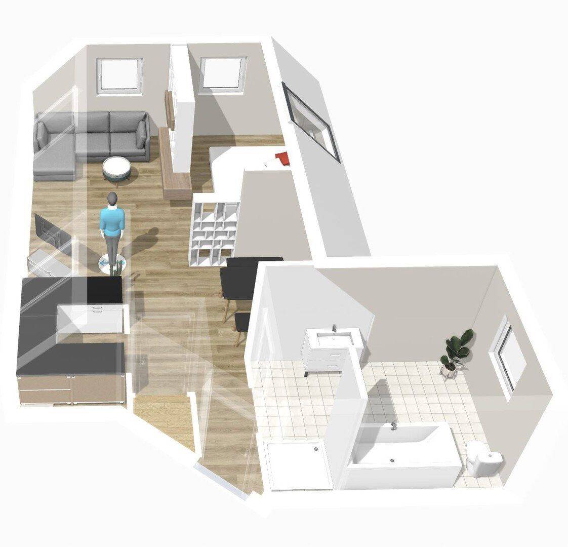 Helle City Wohnung => 5 min Jahnplatz via Bahn – Bielefeld – Vorschaubild 3