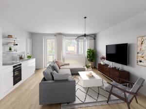 ACHTUNG SOMMERAKTION ! 2-Zimmer-Wohnung mit Balkon und großem Garten in D-Holthausen! – 40589 Düsseldorf – Vorschaubild 2