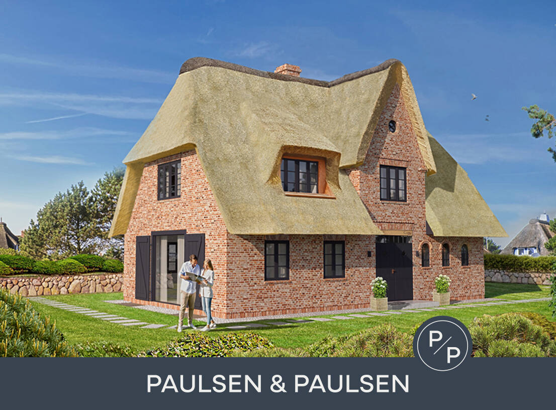 Neubau eines luxuriösen Einzelhauses unter Reet direkt am Strandübergang in Wenningstedt(Ferienw.)