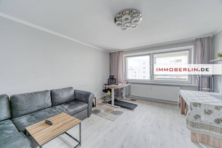 IMMOBERLIN.DE - Hell, komfortabel & sehr gepflegt! Wohnung mit Südwestbalkon – Berlin – Bild 1 von 9