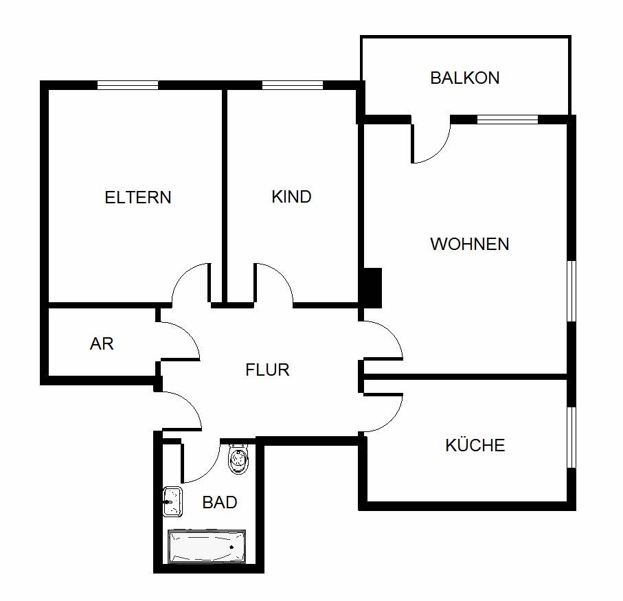 Ab sofort! 3-Zimmer-Wohnung in Gelsenkirchen Hassel