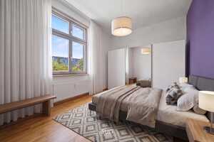 MODERNISIERTE ALTBAUWOHNUNG MIT KAMIN & BALKON IM GRÜNEN - 4 Zimmer auf 98 m² in Darmstadt-Arheilgen – 64291 Darmstadt – Vorschaubild 6