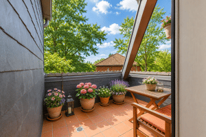 Großzügige Loft-Maisonette mit Studiocharakter, Dachterrasse und Tiefgarage in Premium-Lage – 22391 Hamburg – Vorschaubild 5