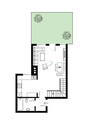 77 m² Möglichkeiten - Wohnung nahe U3 mit Terrasse – 81379 München – Vorschaubild 8