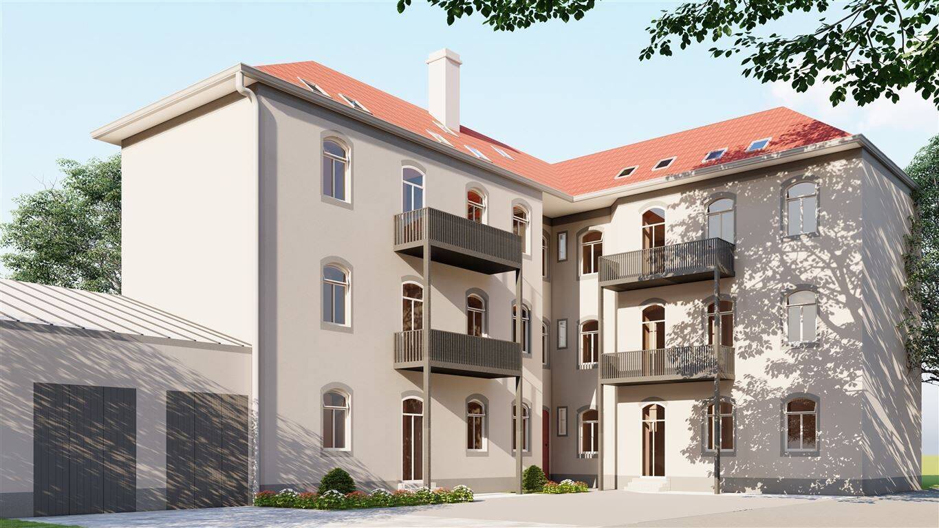 Erstbezug! Exklusive 3-Zi.-Maisonettewohnung mit Balkon und EBK in absolut ruhiger Lage!