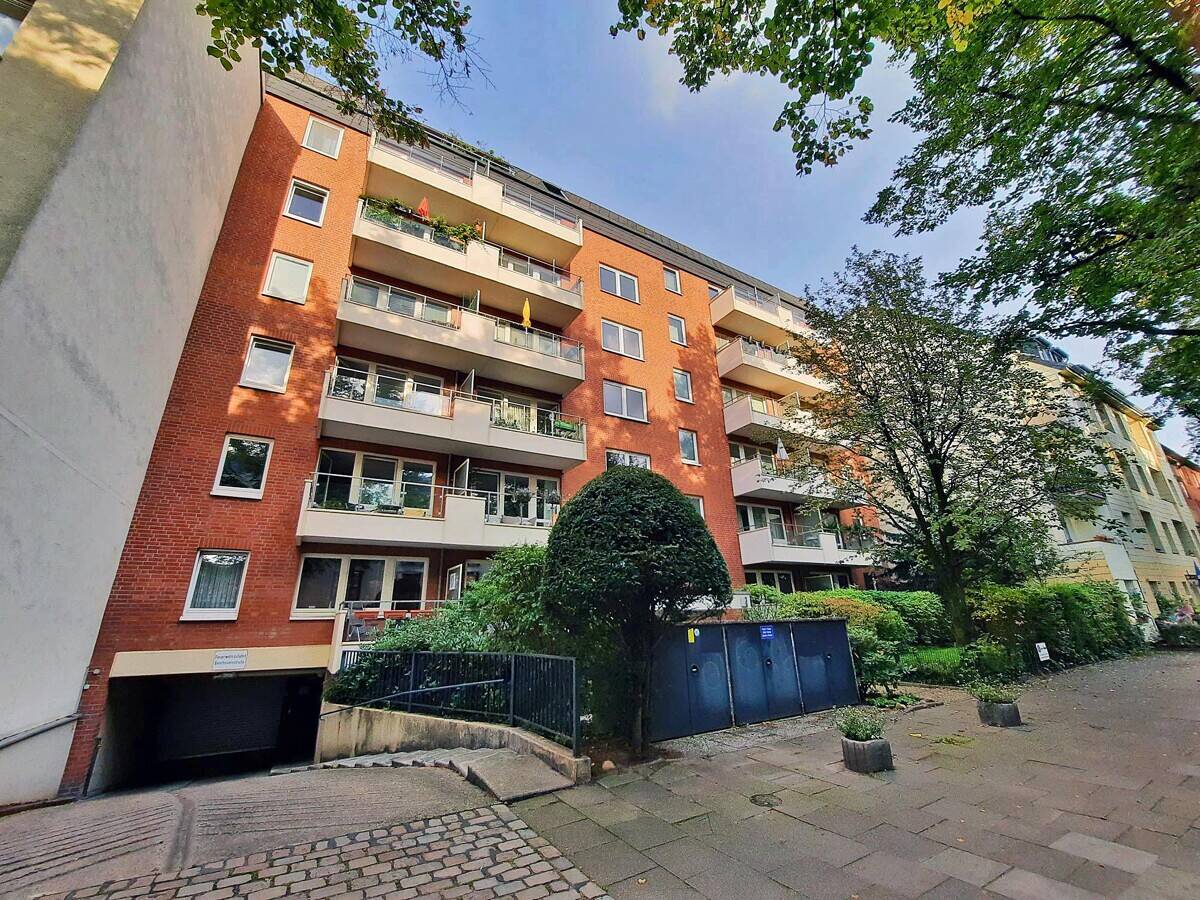 * keine Käuferprovision * Vermietete 1-Zimmer-Wohnung mit Balkon und Außenstellplatz im beliebten Komponistenviertel – 22083 Hamburg – Bild 1 von 5