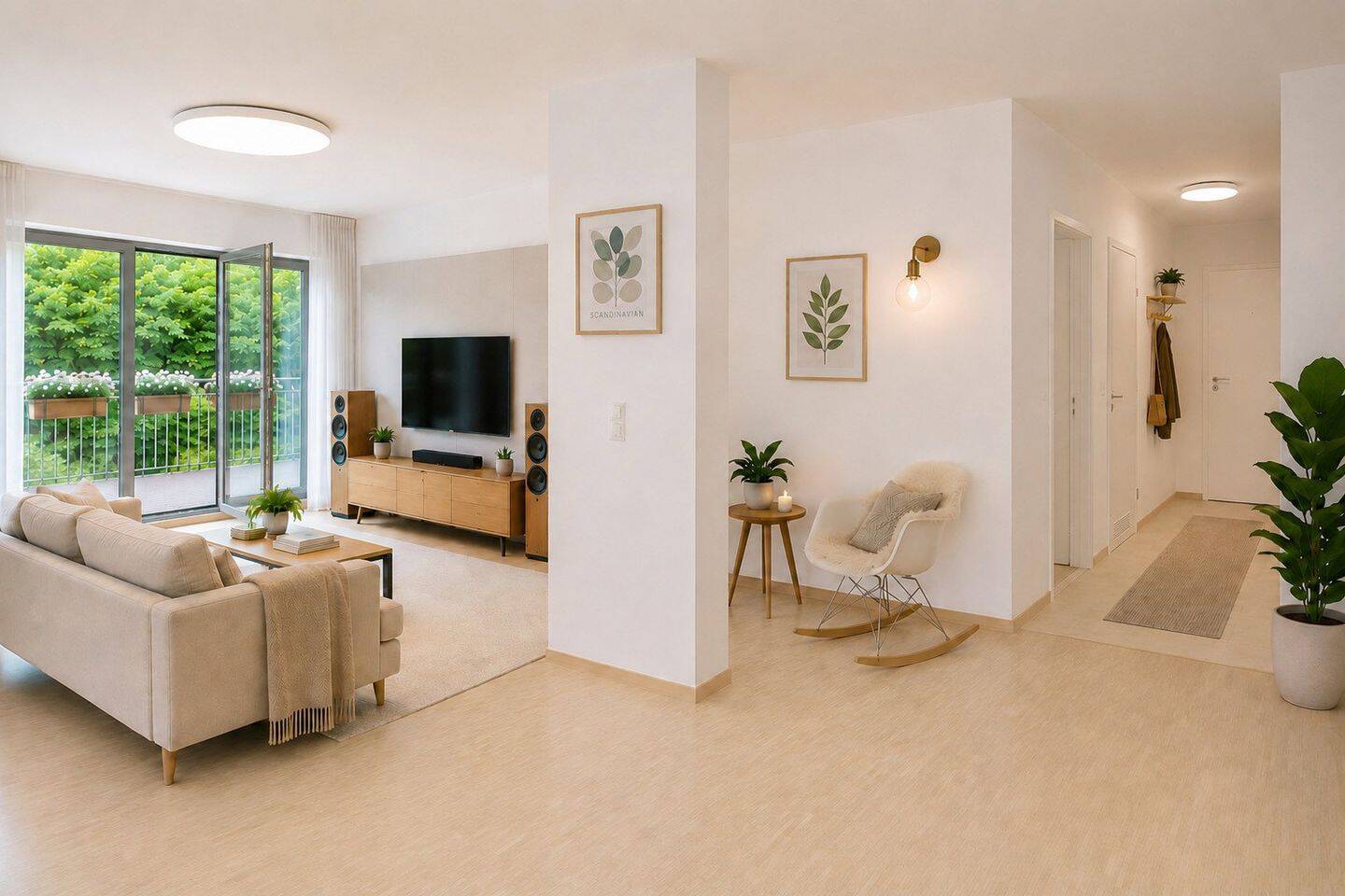 Wohnen wie im Haus - Gartenwohnung mit 103,5 m2 in unverbaubarer Waldrandlage – Stuttgart – Vorschaubild 2