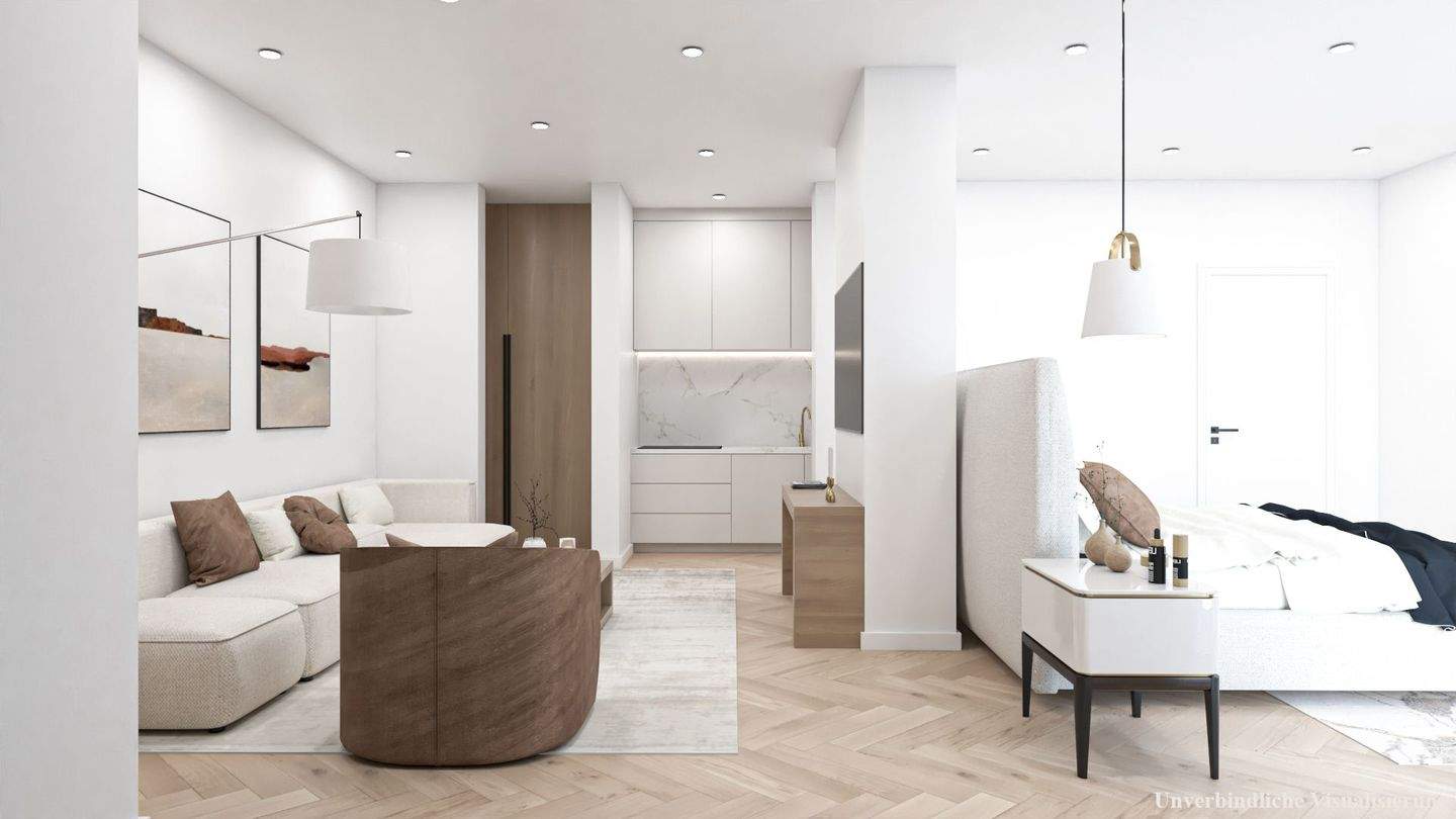 PROVISIONSFREI - Neu sanierte 2-Zimmer-Souterrain-Wohnung mit Terrasse – Berlin – Vorschaubild 2