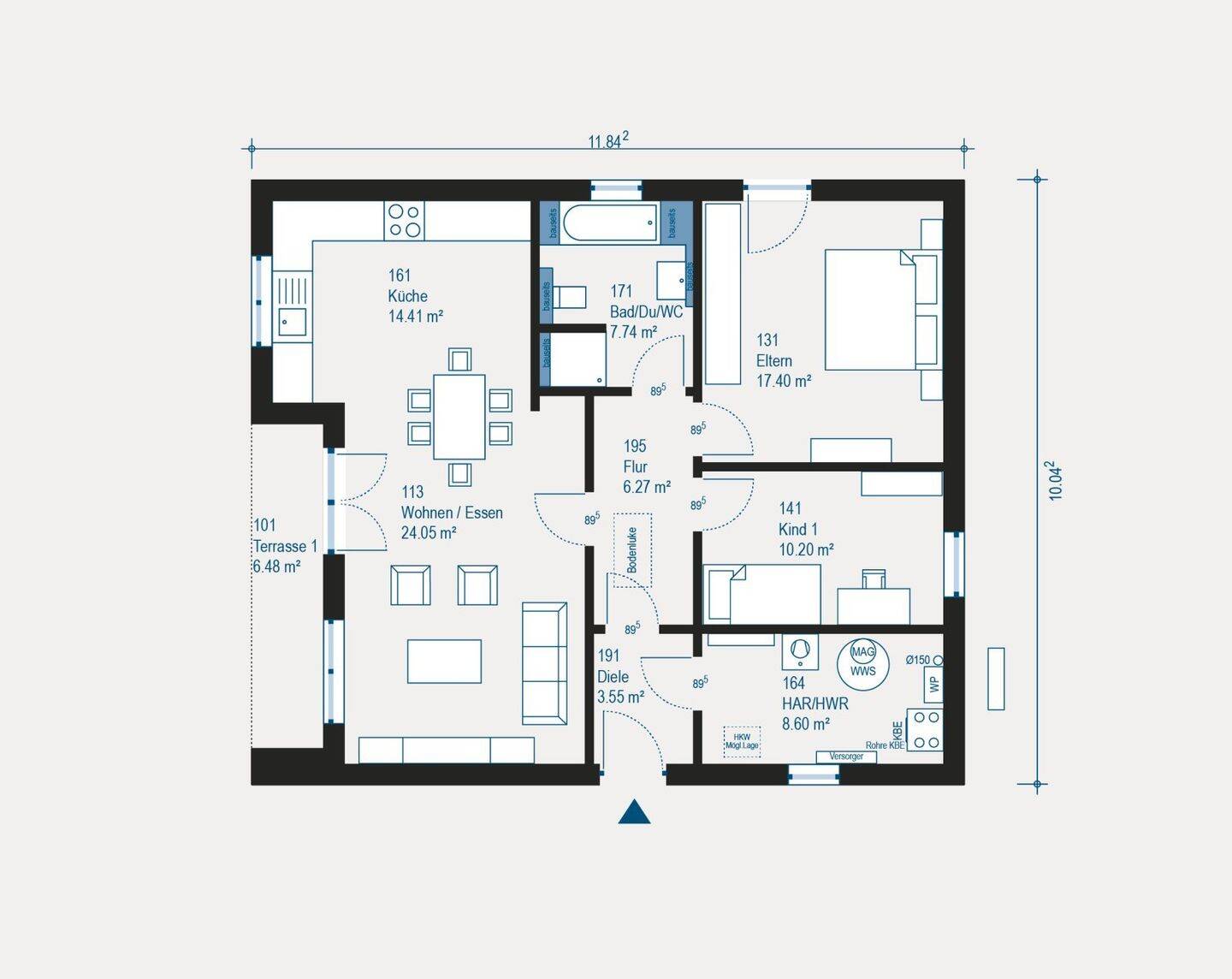 99m² Einfamilienhaus in Stolberg - Neubauprojekt – Stolberg – Vorschaubild 7