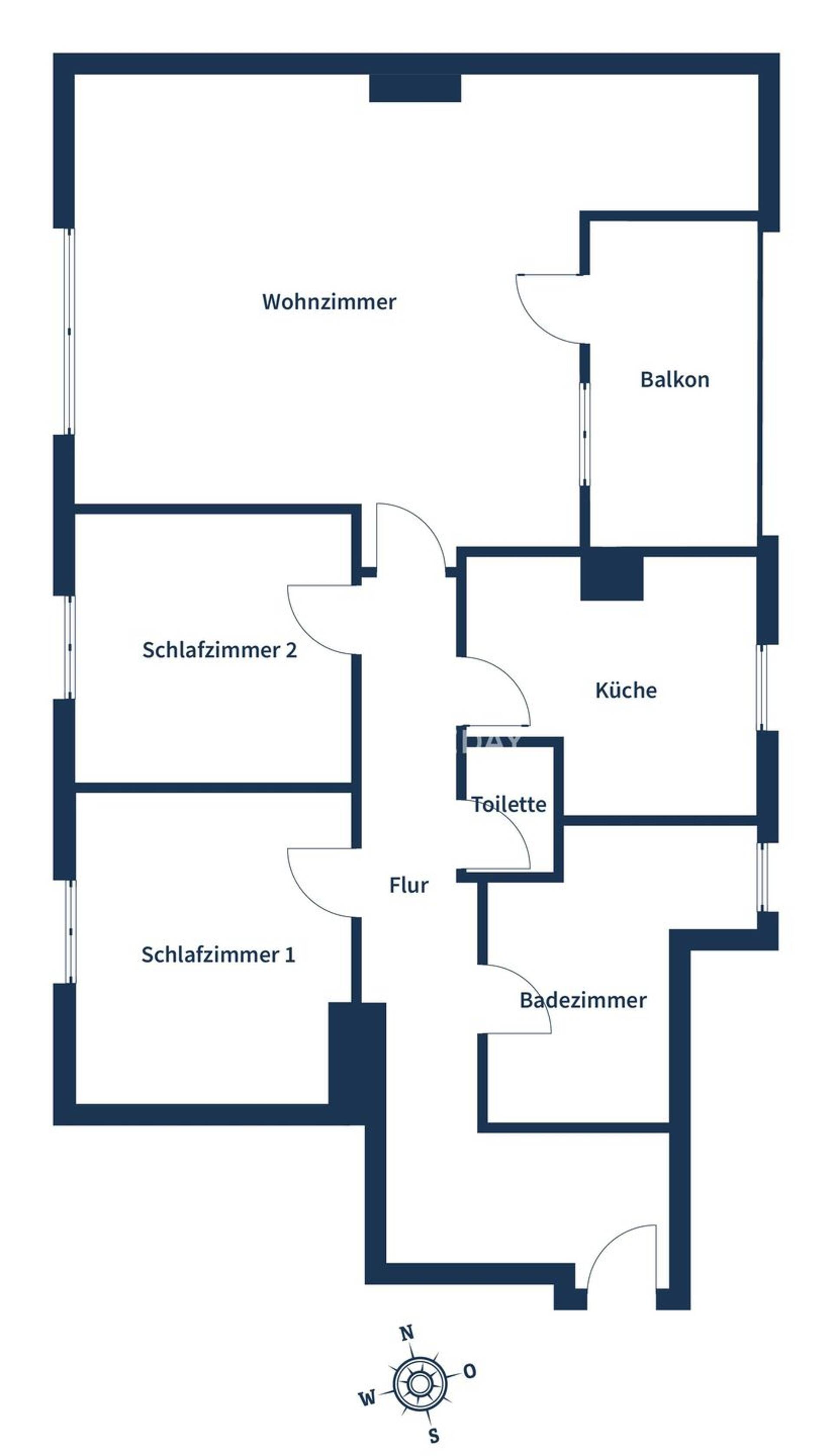 Dachgeschosswohnung in 51105 Köln mit 91,5 m² kaufen
