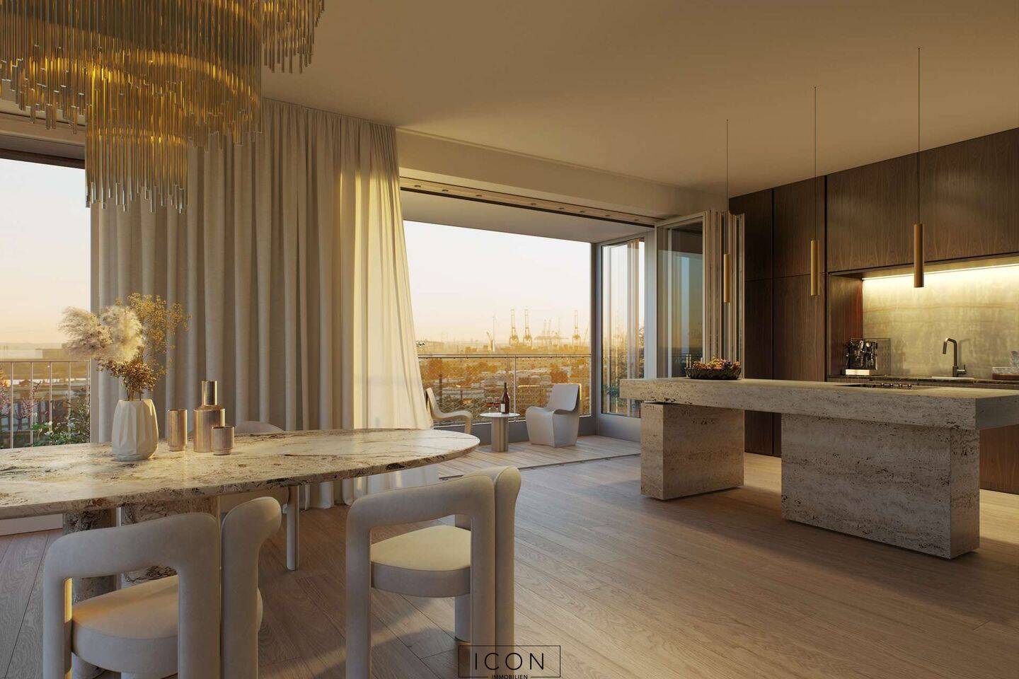 2 Zimmer mit Wasserblick - Baakenhafen trifft City-Panorama – Hamburg – Vorschaubild 2
